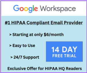 HIPAA Compliant Certification vs Compliance from Google Workspace